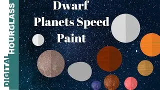 Solar System speed paint: Dwarf planet edition