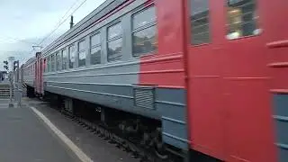 Электричка ЭД4М-0066 станция Сергиев Посад