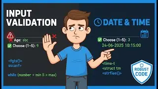 How to Handle User Input in C | Input Validation and Time Functions in C