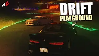 NEON Drift Playground is actually LIT!!