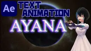 【After Effects】[TEXT ANIMATION] GLOW TEXT ANIMATION