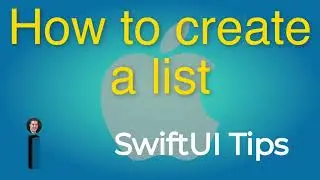 How to create a list - SwiftUI Tips & Tricks