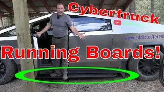 I installed EVBASE Running Boards on our Cybertruck. Super Easy DIY installation.