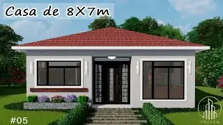 House measuring 8x7m