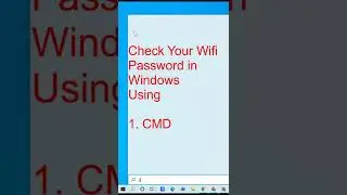 Check all your connected WIFI Password Windows 10 | Mobile Technology | Windows