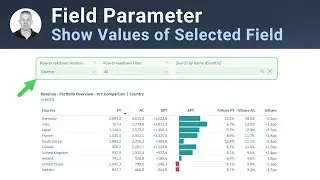 How to Leverage Field Parameters in Power BI Using 'Show Values of Selected Field'