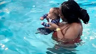 Baby’s 1st SWIMMING lesson