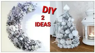2 IDEE NATALIZI con Pigne 2 Easy Christmas Decorations