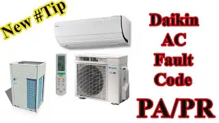 How to solve daikin air conditioner error code pa/pr?