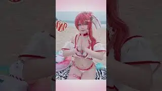 すきっちゅーの！ #shorts #cosplay #水着  #hololive #sakuramiko #さくらみこ #dance 【花梨Hanari】
