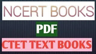 How to download NCERT books pdf.... CTET text books pdf