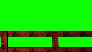 Animated Wood Balcony with Green Screen, free for you personal project