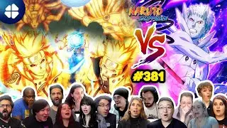 Minato and Naruto (Kurama mode) VS OBITO Reaction Mashup 🦊(Shippuden 381) [ナルト 疾風伝] [海外の反応]