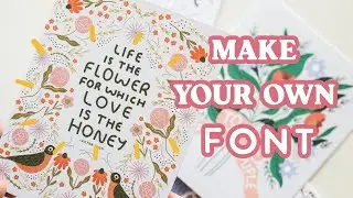 How to Create Your Own Handwritten Font (Step by Step with Stacie Bloomfield)