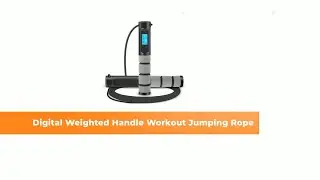 Digital Weighted Handle Workout Jumping Rope (CAD2094)