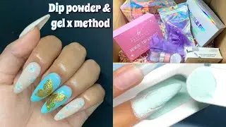 DOUBLE DIP PR UNBOXING || BELLAVENA MAGIC TIP GEL KIT & DIP POWDER TUTORIAL