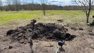 Шурф на месте распаханной деревни 2 часть.