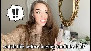 an honest SunBabe hair lightener review!