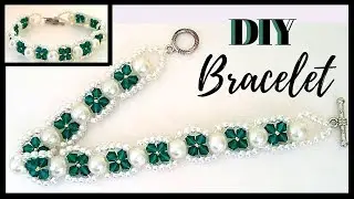 How to transform a simple beaded bracelet into adorable bracelet. Diy beaded bracelet  unique design