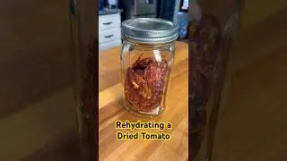 Rehydrating a 2-year-old #dehydrated #tomato. Will it work?