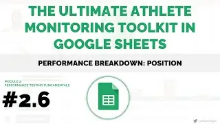 UAMT in Google Sheets #2.6 - Performance Breakdown: Position