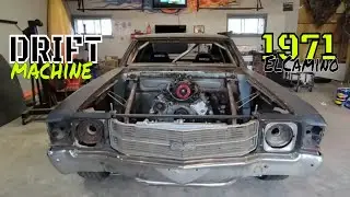 building a drift El Camino in 7 minutes. Drifter muscle car fabrication.