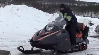 Снегоход Тайга Патруль 550 SWT. Покорение вершины Кильдинская. Крутое видео. Full HD