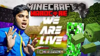 ADARSH IS BACK 😎😎😎 || Minecraft Hardcore on Live || VFX GURU