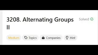 3208. Alternating Groups II | LeetCode | POTD | Sliding Window