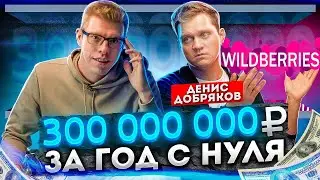 Как заработать 300 000 000 за год. Денис Добряков.