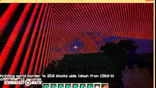 How to make a world border and die in minecraft