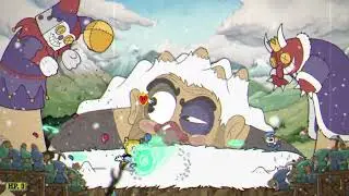 Великан Мрачногор - Cuphead (Высокая сложность)