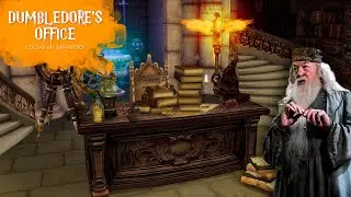 DUMBLEDORE'S OFFICE COLLAB W/ SIMMERBOI Sims 4 || Speed Build || Simsbiosis