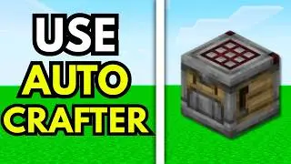 How To Use Auto Crafter In Minecraft