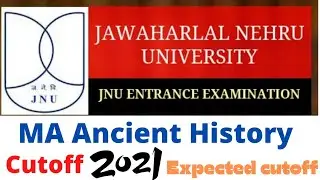 JNU MA Ancient History Cutoff 2021 and Expected cutoff 