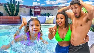 Our Daughter Nelani Swims Alone For The First Time! *emotional*