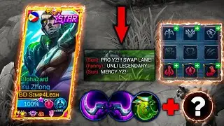 YU ZHONG TOP GLOBAL EMBLEM SET AND BUILD 2021 YU ZHONG NEW SEASON GAMEPLAY | MOBILE LEGENDS