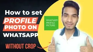 How to set profile photo without crop |Hm smart tips|100% work