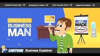 Cartoon Business Explainer After Effects Template