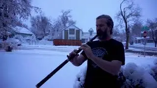 Xiao Improvisation in the Snowy Evening - Lafayette CO
