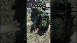 When You Forget That Gigas Wake Up SUPER Fast! #shorts