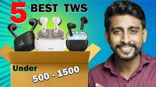Top 5 Best TWS Earbuds Under 500 - 1500 ⚡ Gaming Dolby Atmos ⚡