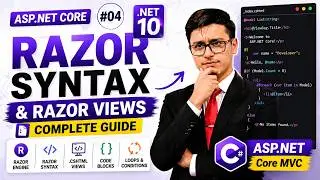 What is Razor Syntax in ASP.NET Core? Razor Views Explained (Step-by-Step) | #04