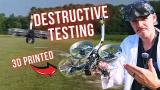How to Smoke a Motor -errr, I mean Test Flying 3D Printed Propeller Guards on my 5" FPV drone!
