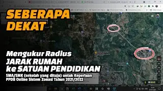 How to Measure Distance (Radius) Using Google Maps | Measuring the 2021/2022 High School/Vocation...