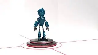 3D modeling and texturing | RAWBOT | Autodesk Maya | 2018