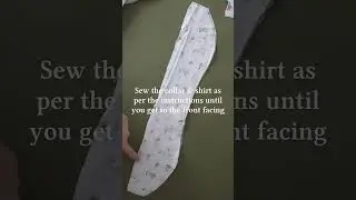 Donny Shirt Tie-up Front Sewing Hack #sewingtime #diy #fashion #sewingtutorial
