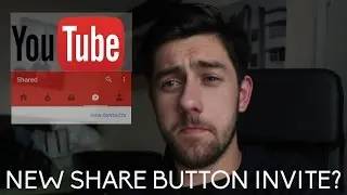 HOW TO GET THE NEW YOUTUBE SHARE BUTTON INVITE NOW!