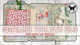 Grab some papers & customize your own FOLIO! Simple Idea to do with any papers on hand!