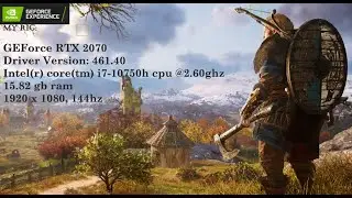 i7-10750H RTX 2070 Laptop [Assassins' Creed Valhalla]